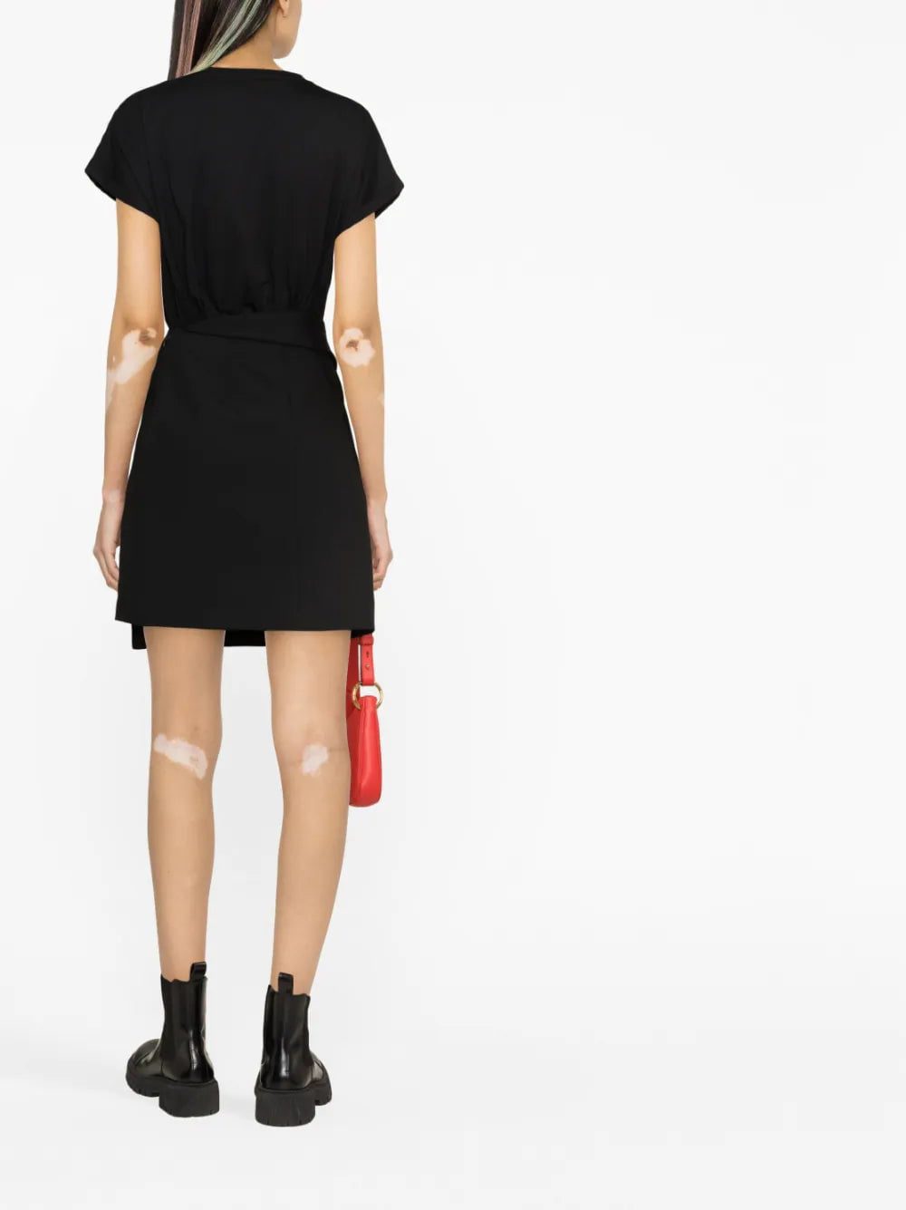 Balmain logo-print cropped T-shirt - Image 4