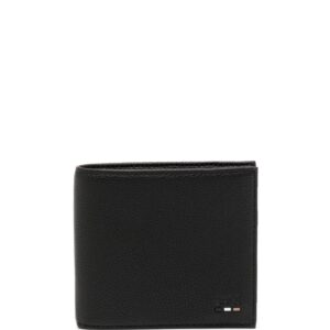 BOSS embossed-logo bi-fold wallet