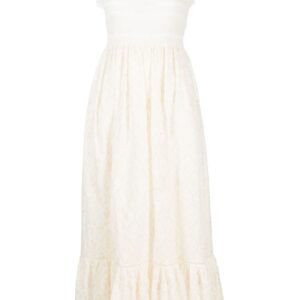 Gucci broderie anglaise cotton midi dress