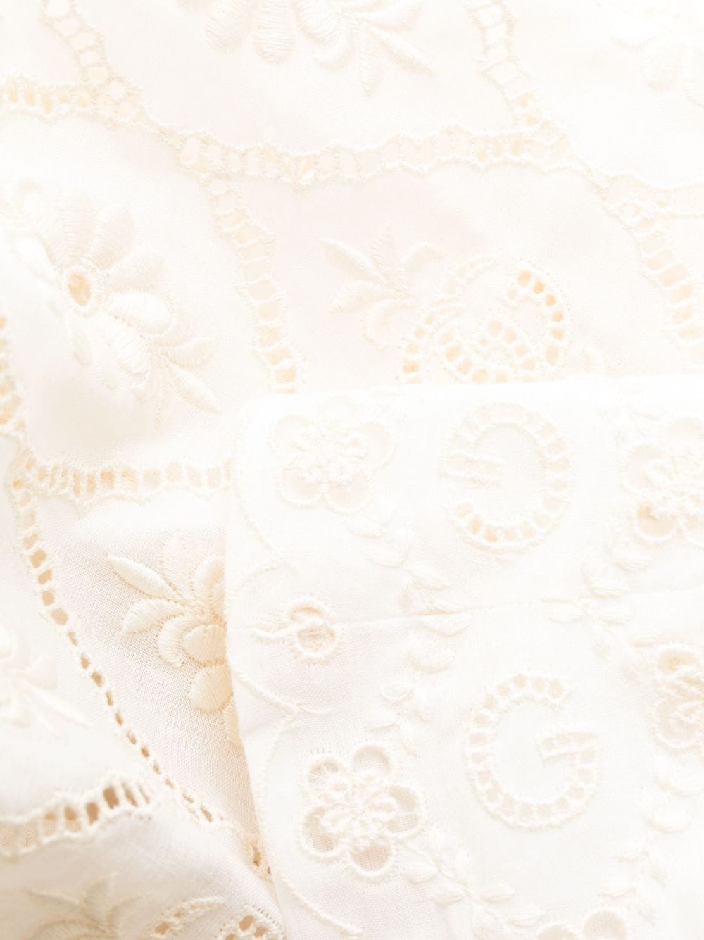 Gucci broderie anglaise cotton midi dress - Image 6