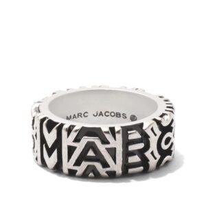 Marc Jacobs Monogram engraved ring