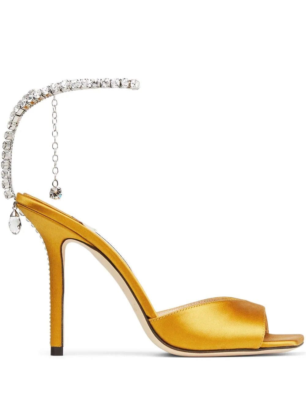 Jimmy Choo Saeda 100mm crystal-embellishment sandals