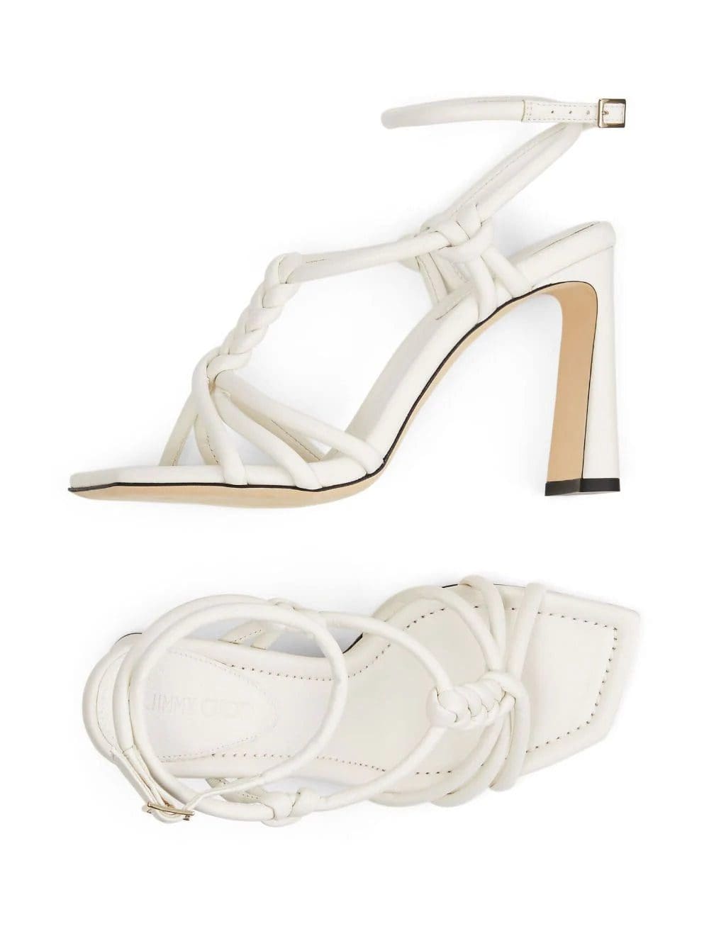 Jimmy Choo Calypso braided 95mm sandals - Image 4