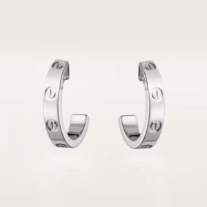 Cartier LOVE hoop earrings, small model