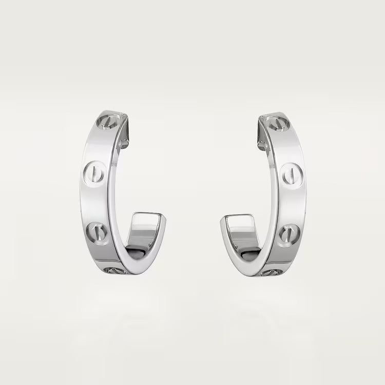 Cartier LOVE hoop earrings, small model