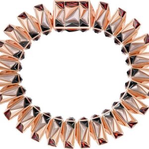 Cartier 78 pyramid-cut garnets Libre watch