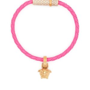 Versace Medusa-plaque detail bracelet
