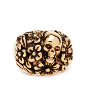 Alexander McQueen  The Floral Skull ring