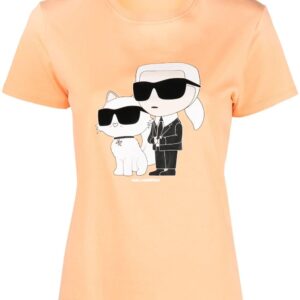 Karl Lagerfeld  graphic-print organic-cotton T-shirt