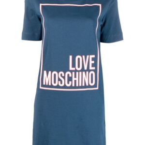 Love Moschino logo-print mini T-shirt dress