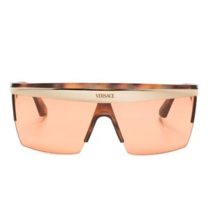 Versace Eyewear shield-frame oversize sunglasses