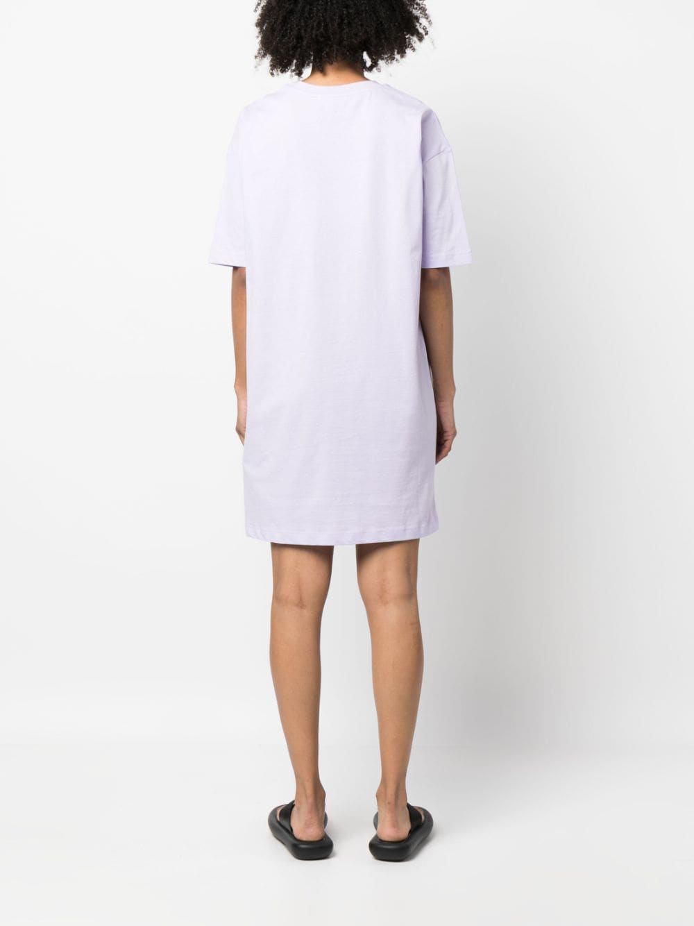 Love Moschino logo-print cotton T-shirt dress - Image 2