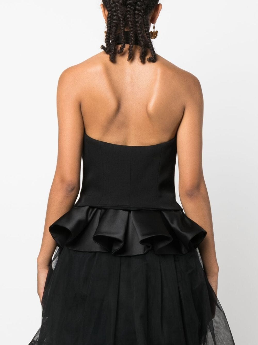 Moschino double-breasted sleeveless blazer top - Image 4