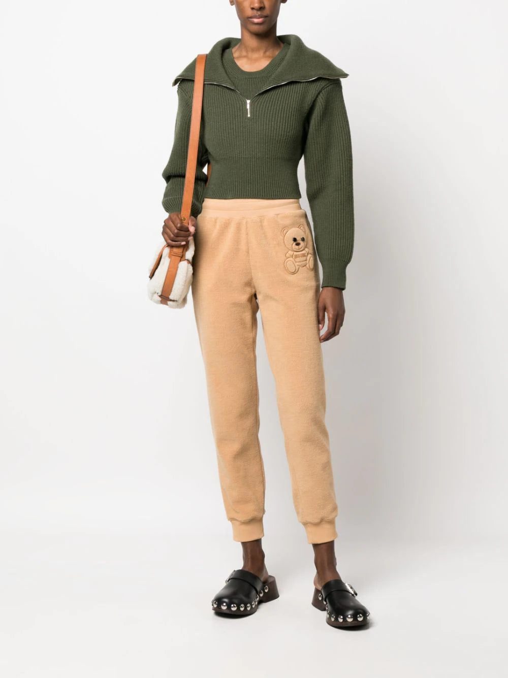 Moschino Teddy-bear detail cropped trousers - Image 2