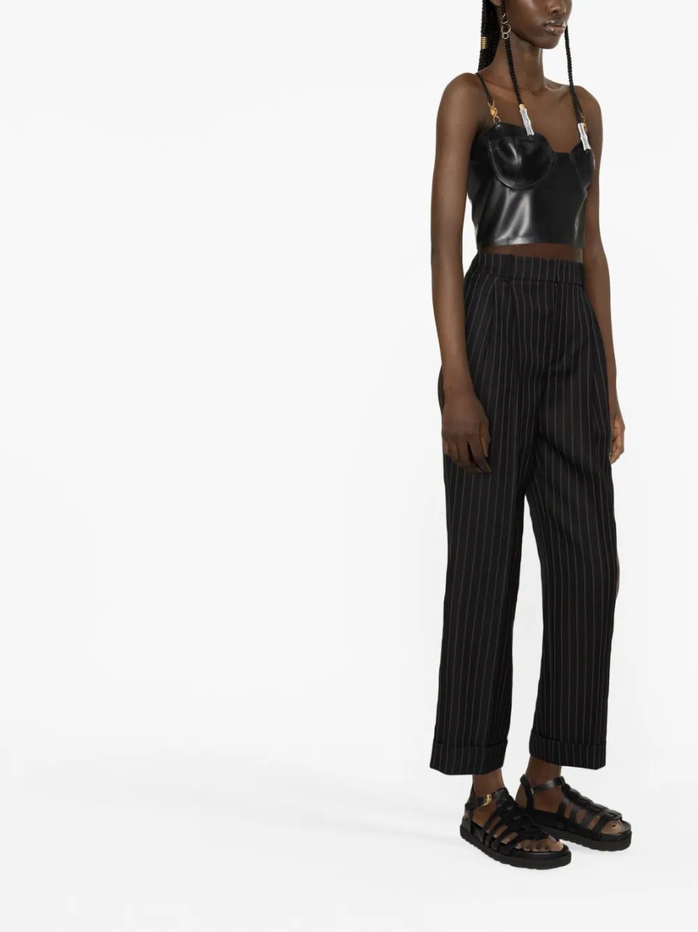 Versace patent bustier top - Image 4