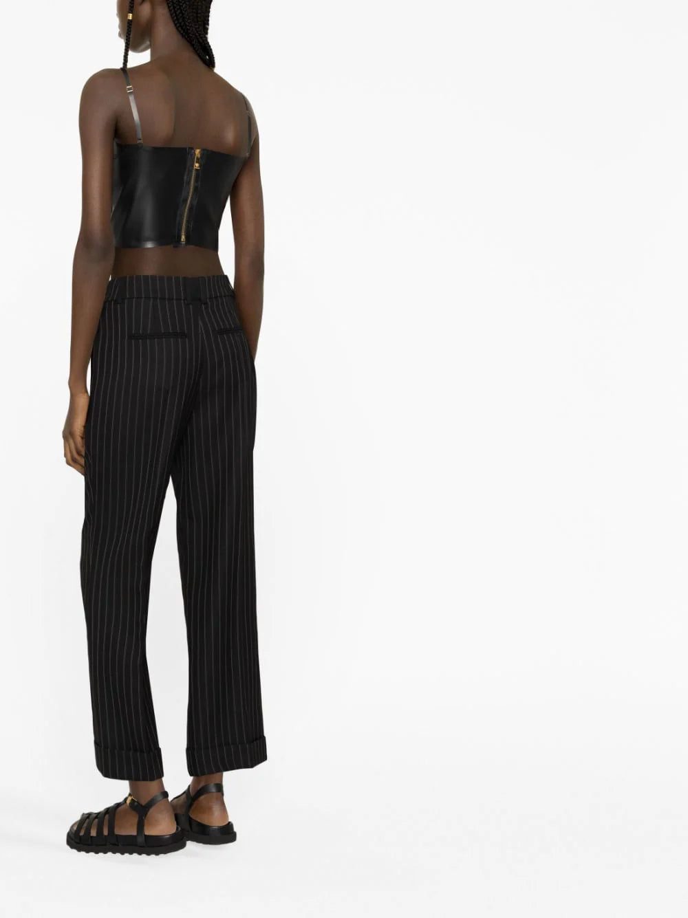 Versace patent bustier top - Image 3