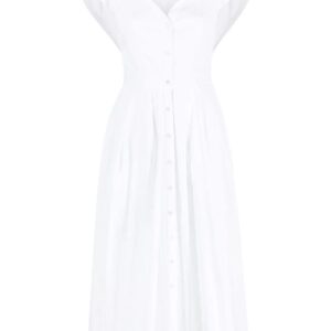 Alexander McQueen  flared cotton shirtdress