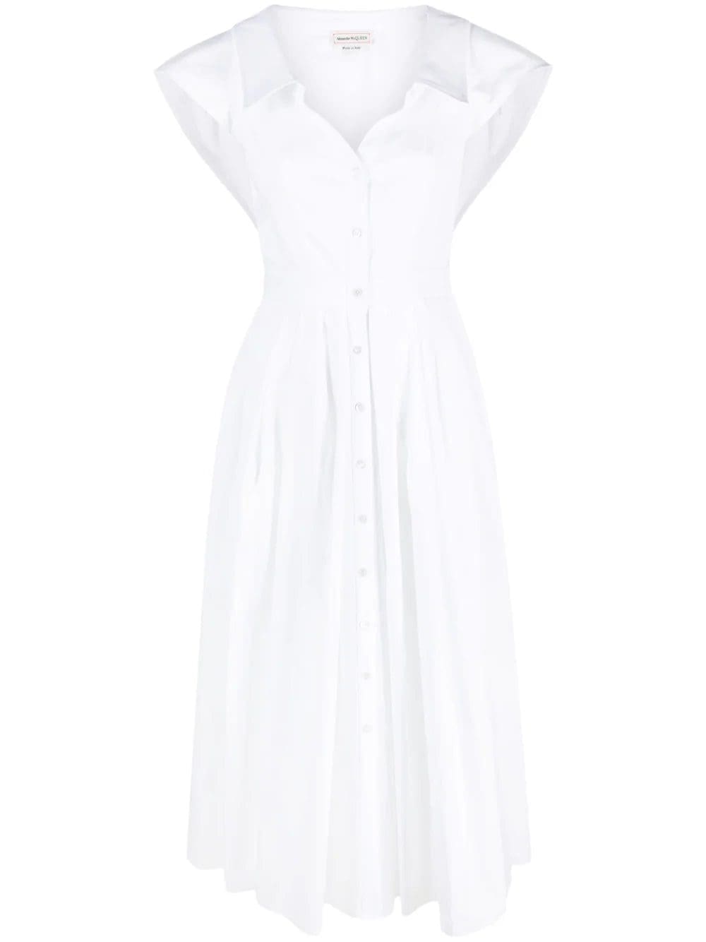 Alexander McQueen flared cotton shirtdress