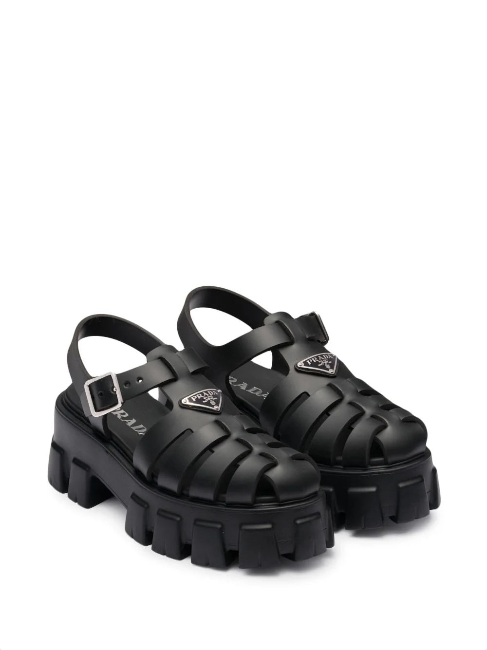 Prada Monolith caged rubber sandals - Image 2