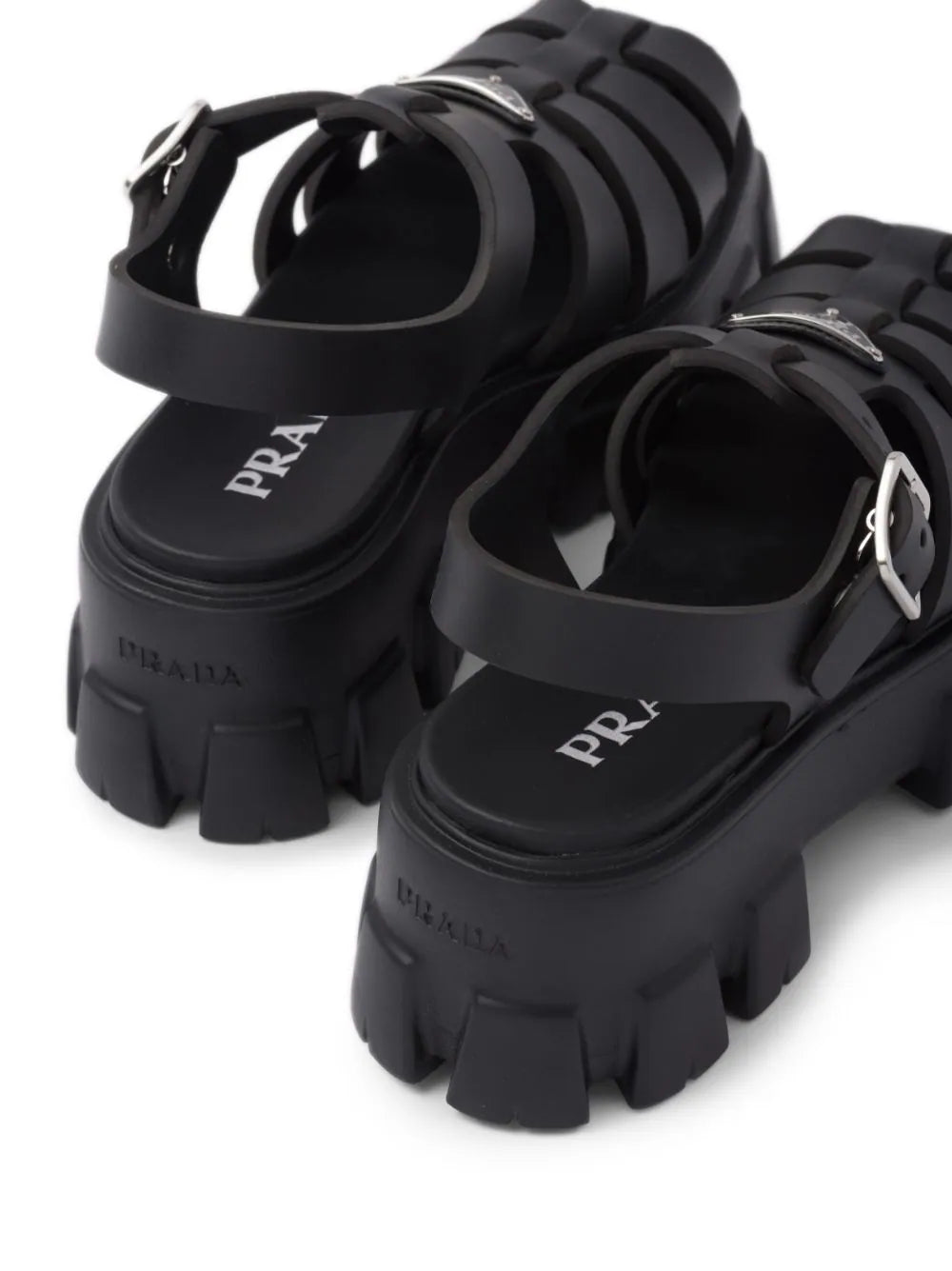 Prada Monolith caged rubber sandals - Image 3