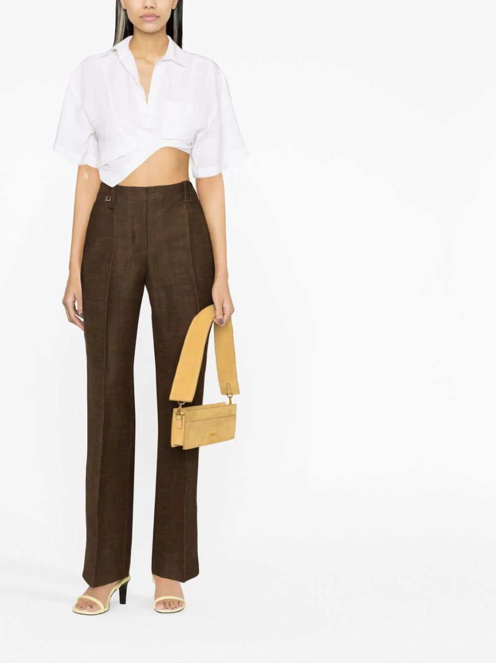 Jacquemus Le pantalon Cordao linen-blend canvas trousers - Image 2