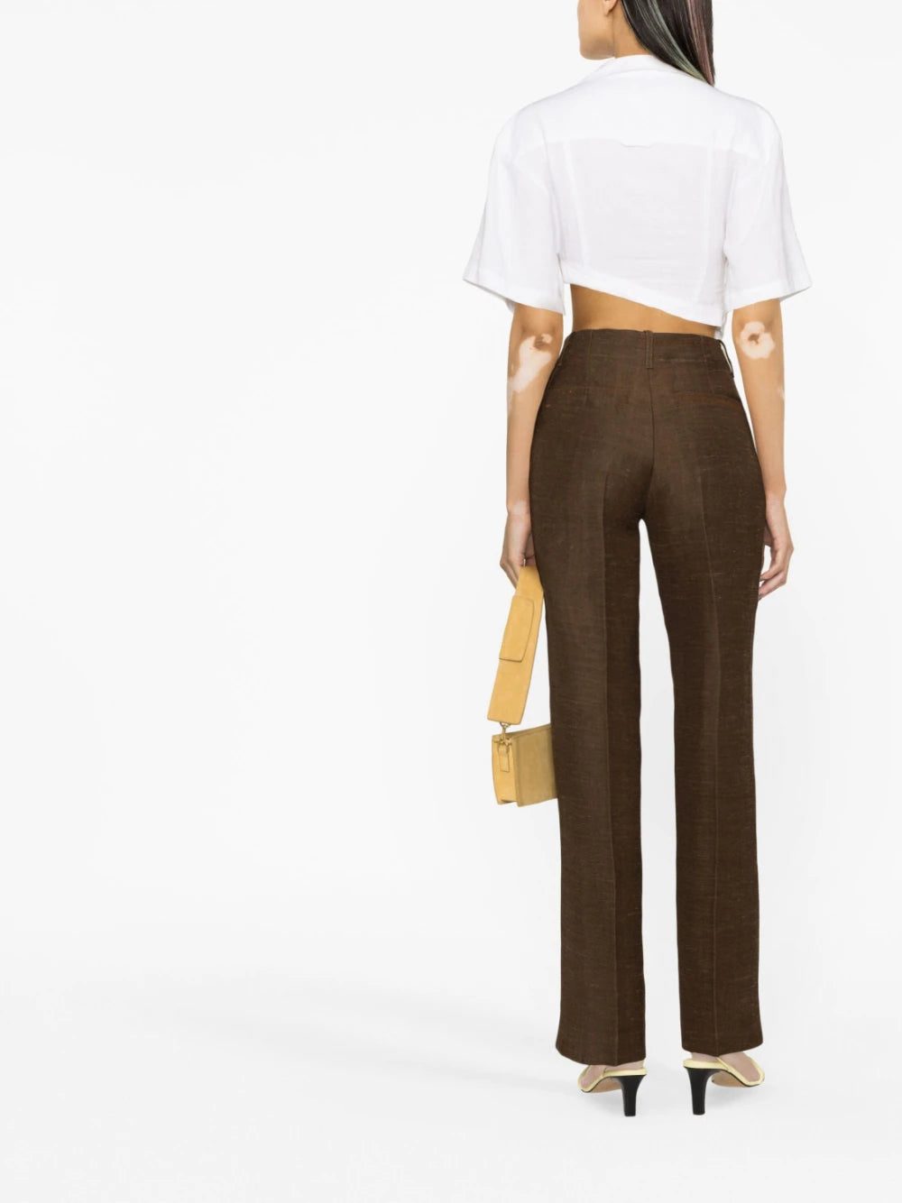 Jacquemus Le pantalon Cordao linen-blend canvas trousers - Image 3