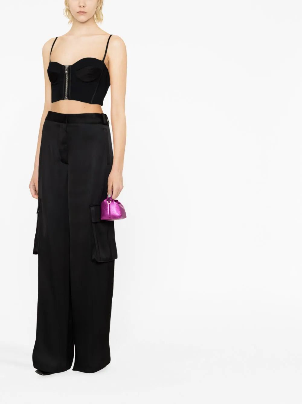 Versace wide-leg cargo trousers - Image 2