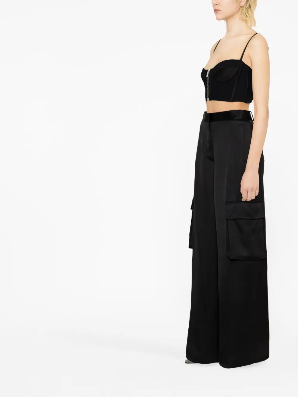Versace wide-leg cargo trousers - Image 4