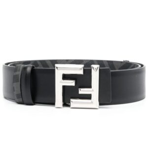 Louis Vuitton logo-buckle leather belt