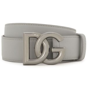 Louis Vuitton DG-logo buckle leather belt