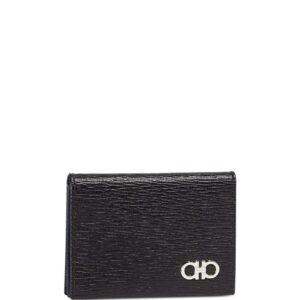 Ferragamo Gancini leather card holder