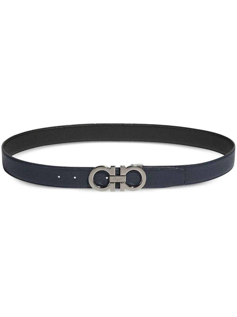 Ferragamo Gancini buckle-fastening leather belt