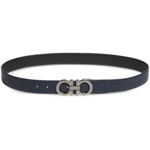 Ferragamo Gancini buckle-fastening leather belt