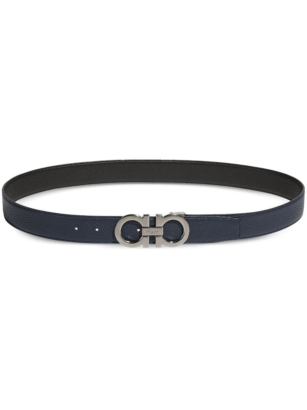 Ferragamo Gancini buckle-fastening leather belt