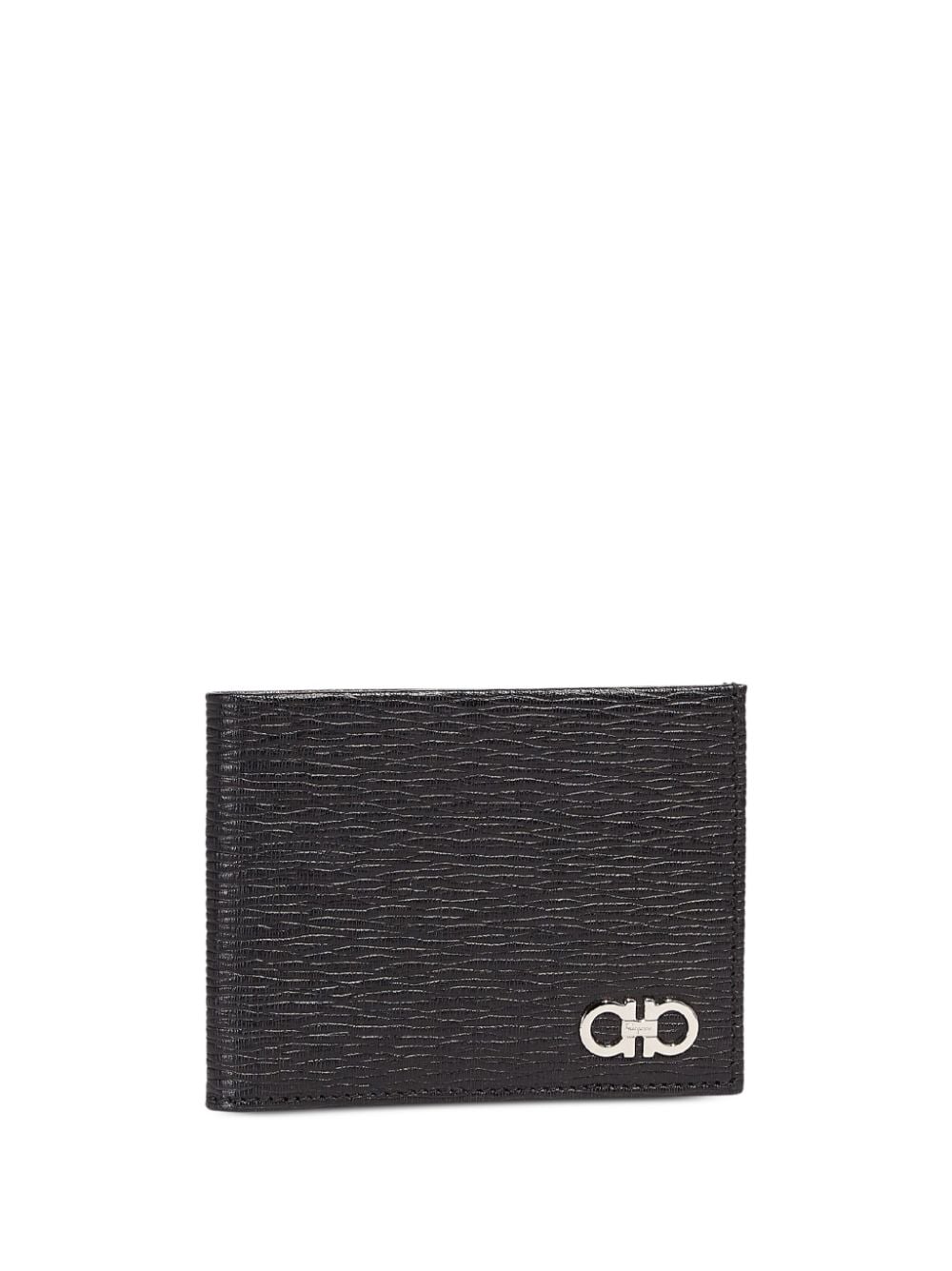 Ferragamo Gancini-plaque leather wallet