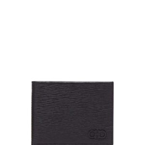 Ferragamo Gancini tonal logo-plaque wallet