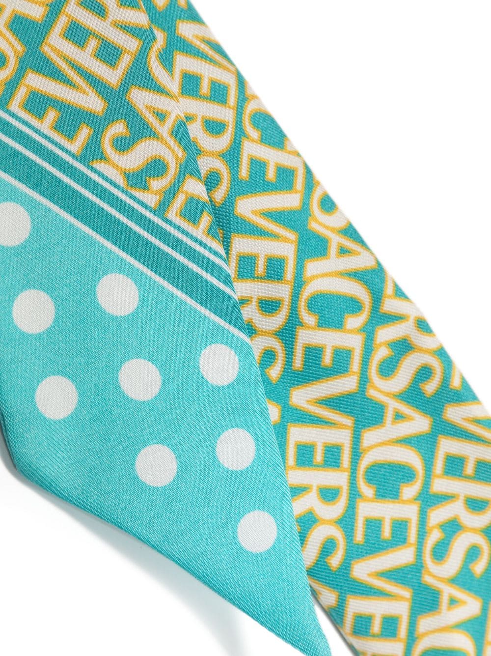 Versace Versace Allover scarf tie - Image 2