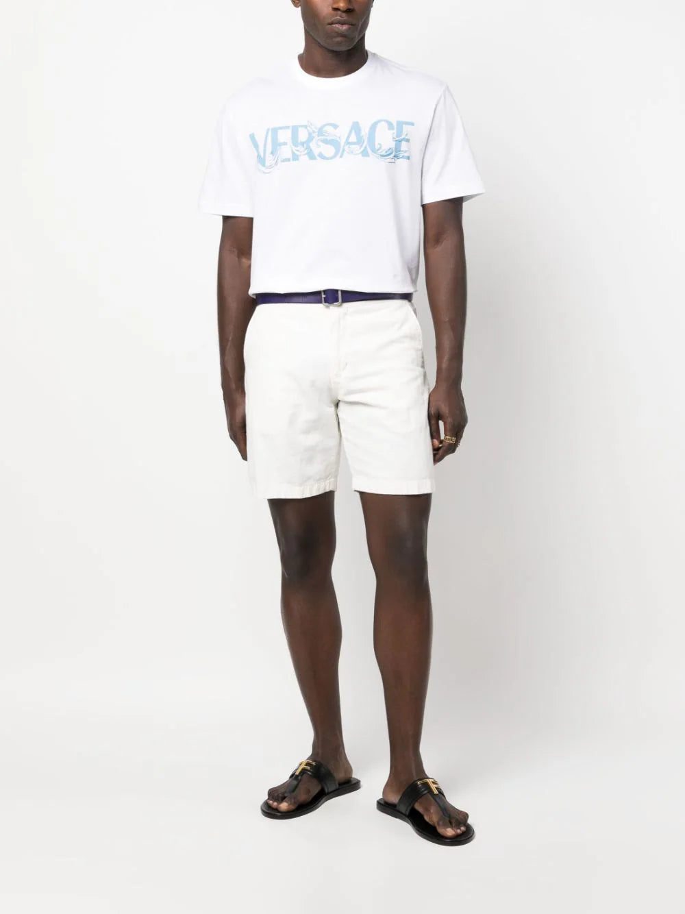 Versace Barocco Silhouette-print cotton T-shirt - Image 2