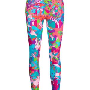 Versace  x Dua Lipa Floral Summer leggings
