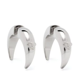 Versace  Galaxy Moon dome earrings
