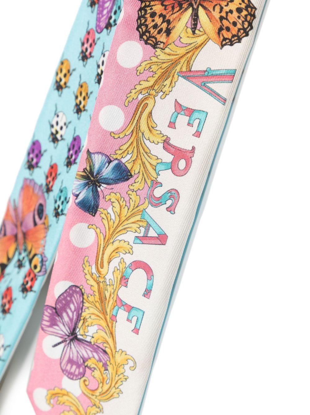 Versace Butterflies-print scarf tie - Image 2