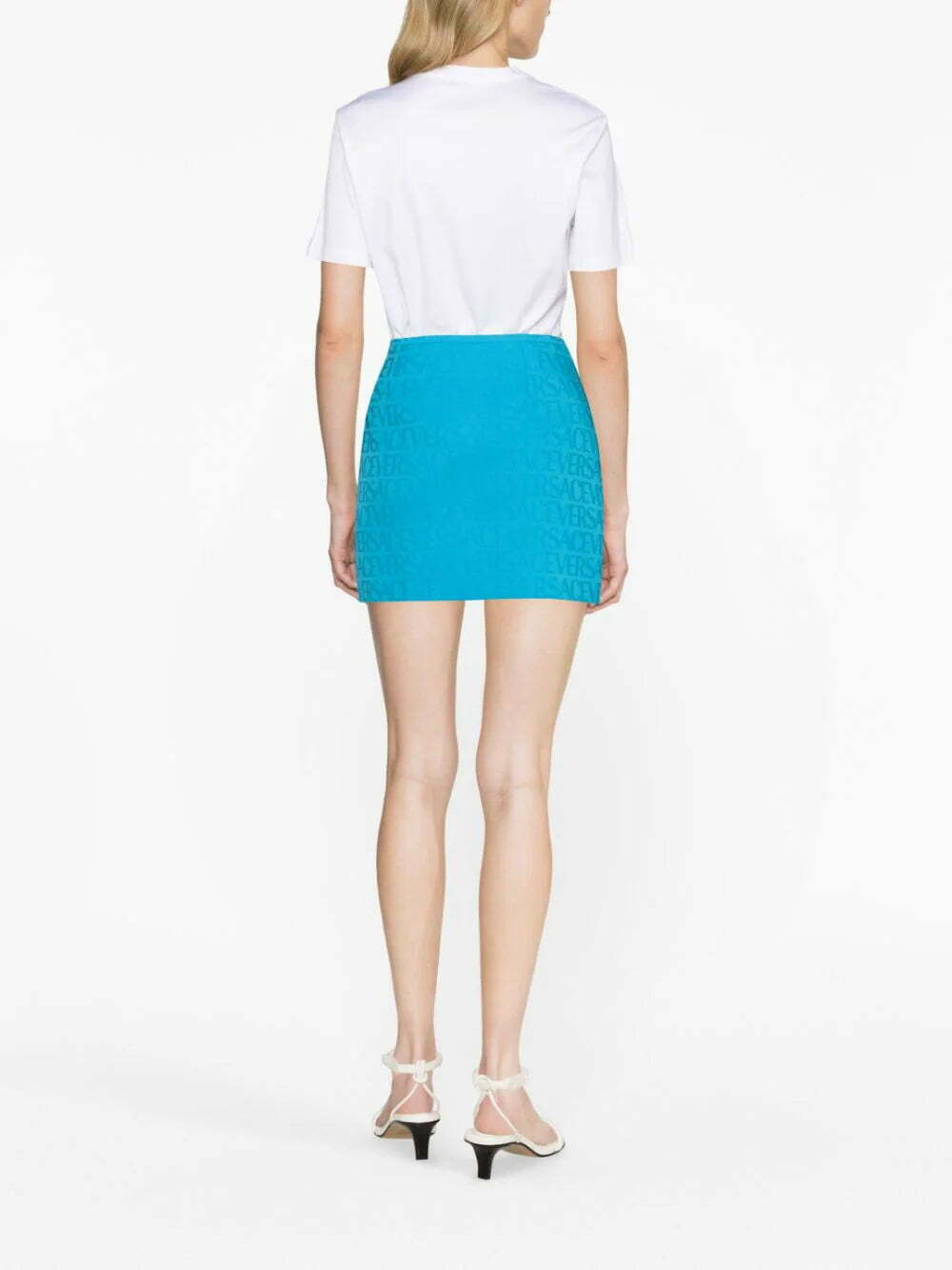 Versace Medusa Head-embroidery cotton T-shirt - Image 3