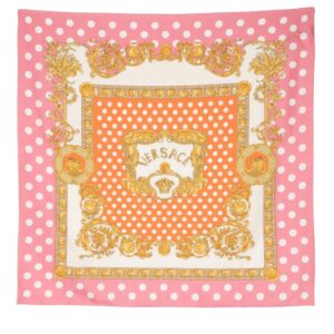 Versace  Seashell Baroque silk scarf