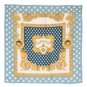 Versace  Seashell Baroque silk scarf