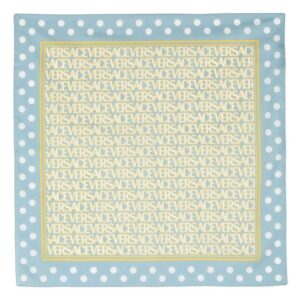 Versace  logo polka-dot print scarf