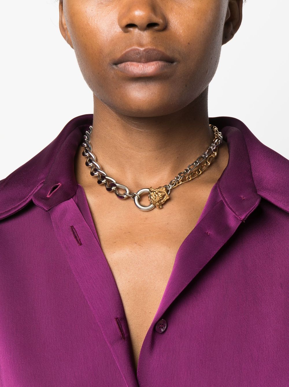 Versace Medusa Charm chain necklace - Image 2
