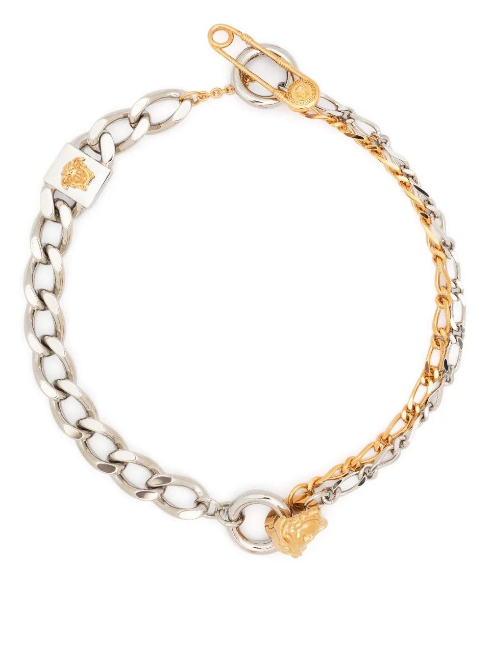 Versace Medusa Charm chain necklace