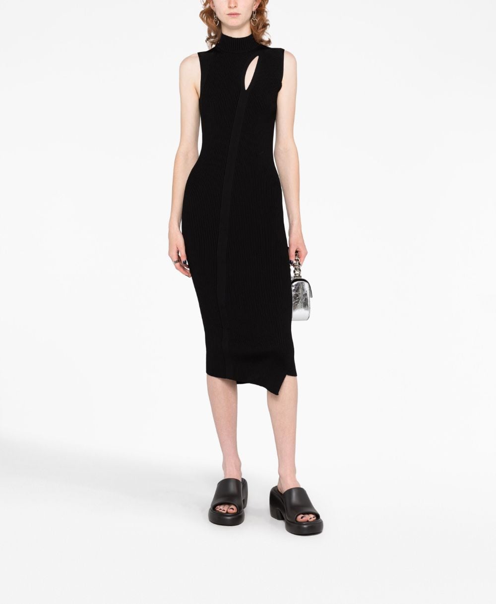 Versace Slashed roll-neck midi dress - Image 2
