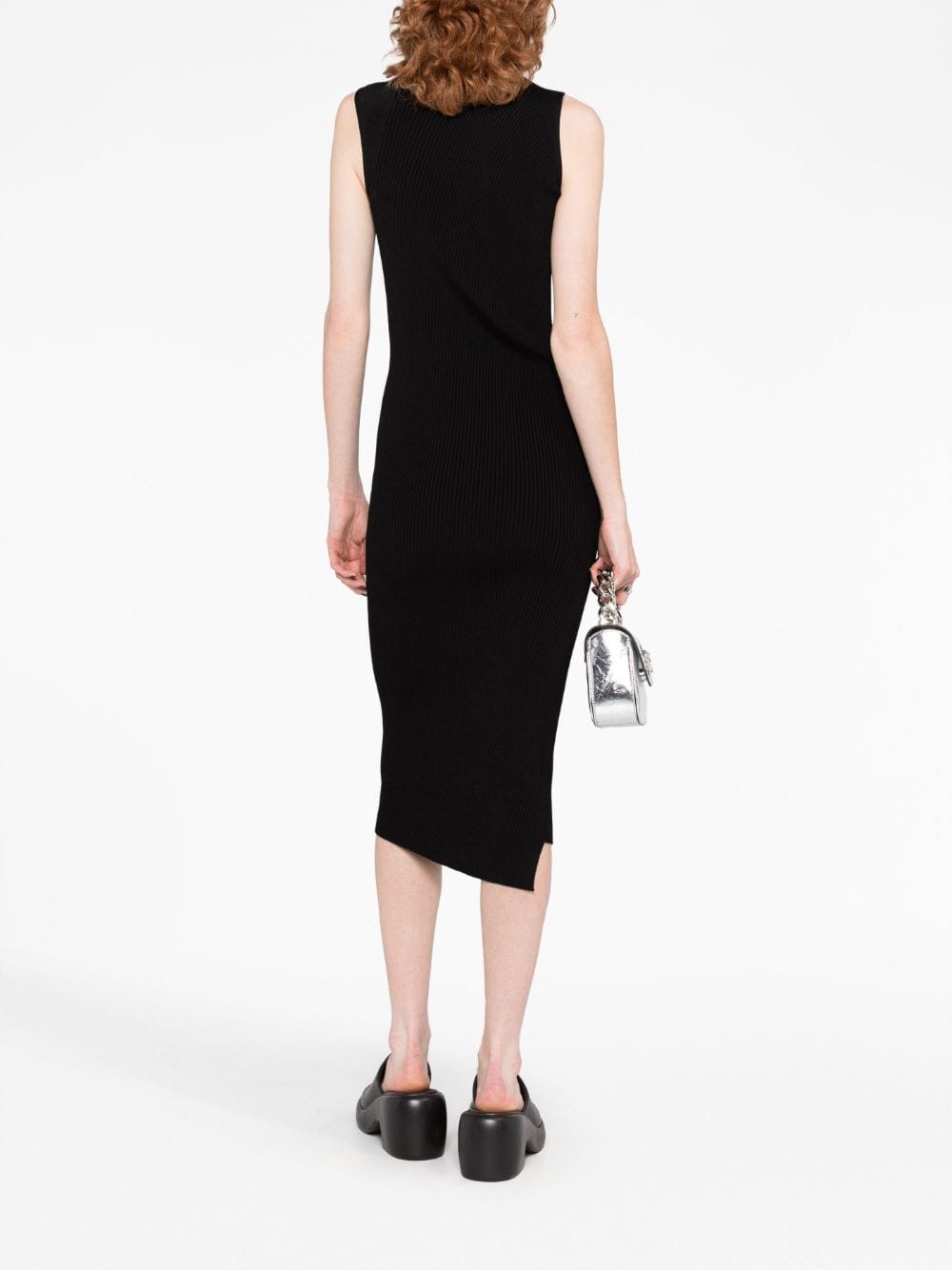 Versace Slashed roll-neck midi dress - Image 6