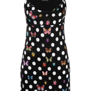 Versace x Dua Lipa Butterflies Medusa minidress